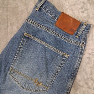 Vtg Phat Farm Mens Jeans 40x32.5 Y2K Relaxed Fit Baggy Hip Hop Streetwear Jeans